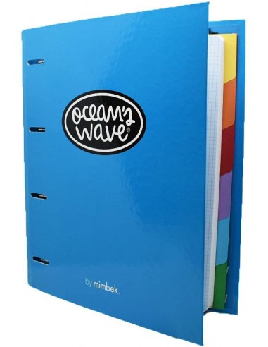 Carpeta de Cartón con 4 Anillas A4 -...