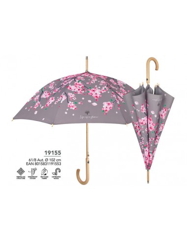 PARAGUAS MUJER 61/8 AUTOMATICO FLOR...