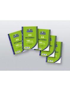 RECAMBIO A4 100H 90GR PAUTA...
