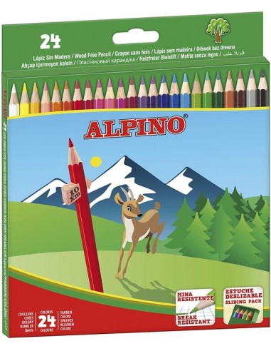 LAPIZ ALPINO 24 COLORES 658 WF LARGO