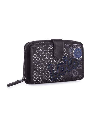 Billetero Señora Lois Desert Line Negro