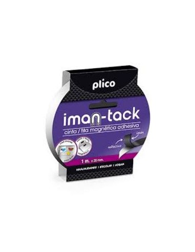 CINTA MAGNETICA ADHESIVA IMAN TACK 1M